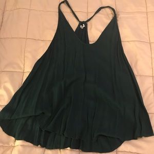 Dark Green intimately free people tank top
